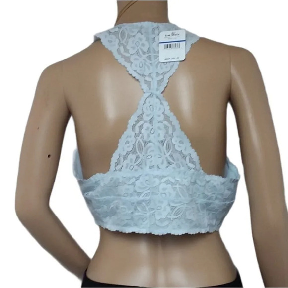 Free People Galoon Halter Bra Sky NWT - Picture 4 of 6